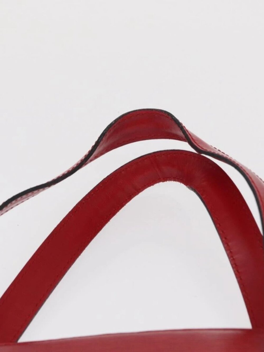 LOUIS VUITTON Epi Saint Jacques Shoulder Bag Red M52277 LV Auth 164590 - Picture 9 of 16